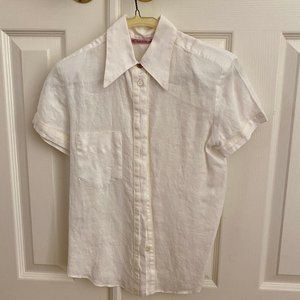 White Button Down Shirt XS